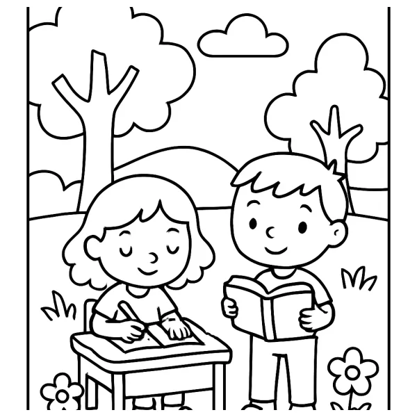 Vriendelijke klas in groep 3