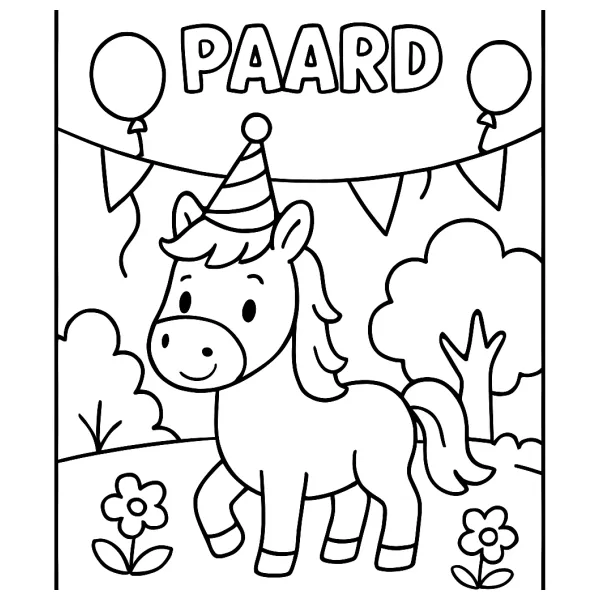 Verjaardagsfeest met Zoë en haar vrolijke paard