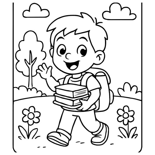 Eerste Schooldag Kleurplezier
