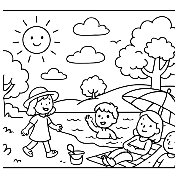 Vrolijke Zomerpret in de Zon