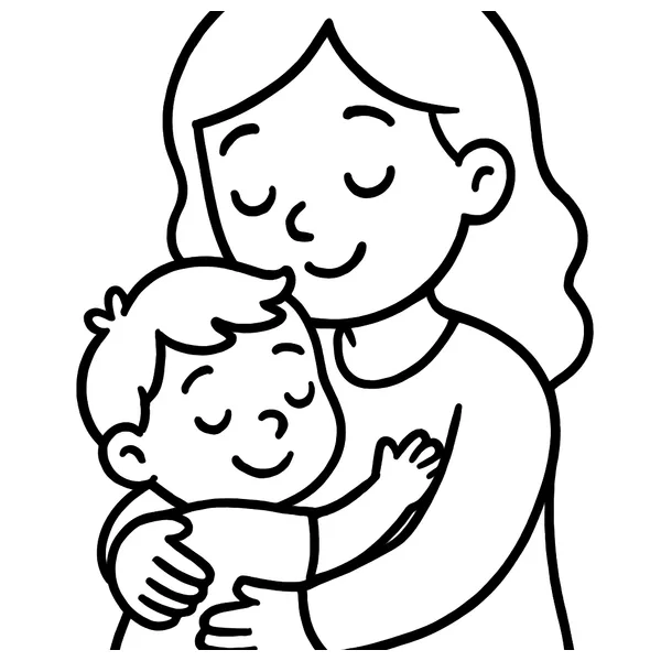 Lieve Mama Kleurplaat