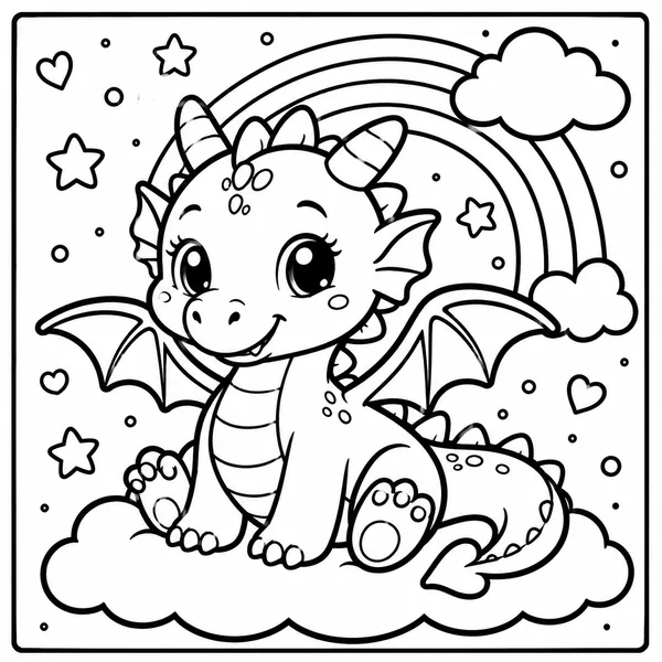 Schattig draakje