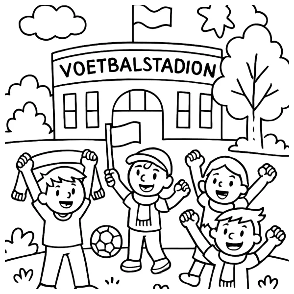 PSV Stadion Vol Vrolijke Voetbalfans