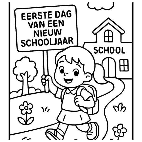 Eerste dag van het nieuwe schooljaar